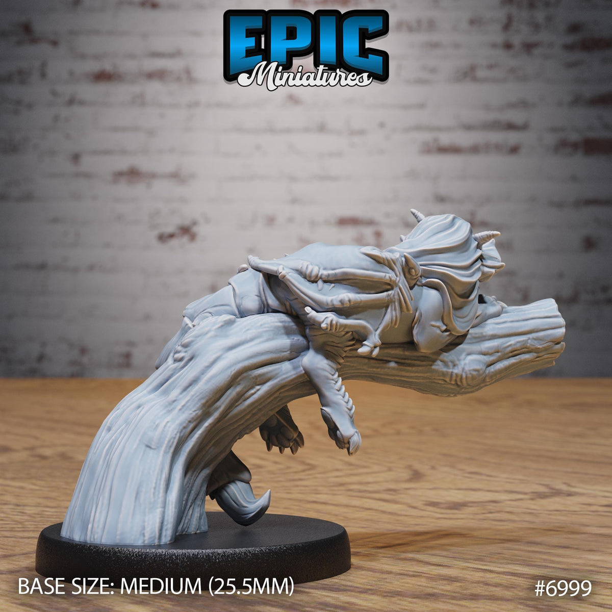 Manticore Baby Option #6999 back DND miniature Infernal Heritage 16k resin
