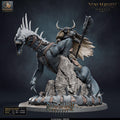 Iron Scale Ravager E | Option: Mount | front | DND miniature Doomchained Rescale Miniatures