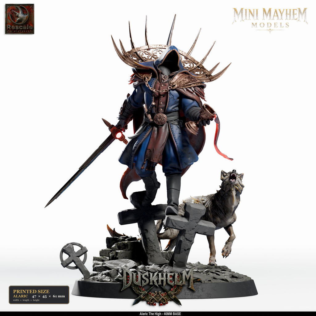 Alaric the High | group photo | DND miniatures Duskhelm Rescale Miniatures