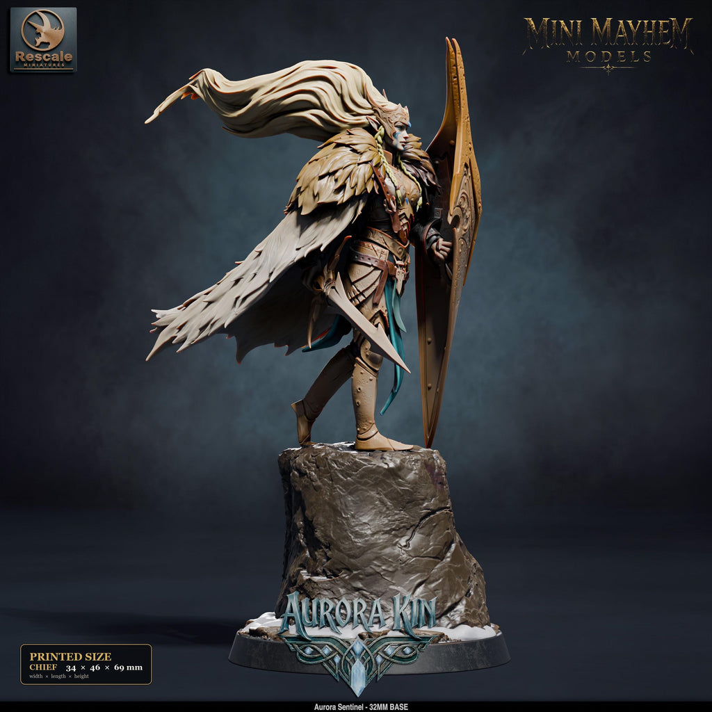 Aurora Sentinel Chief DND miniature  Rescale Miniatures