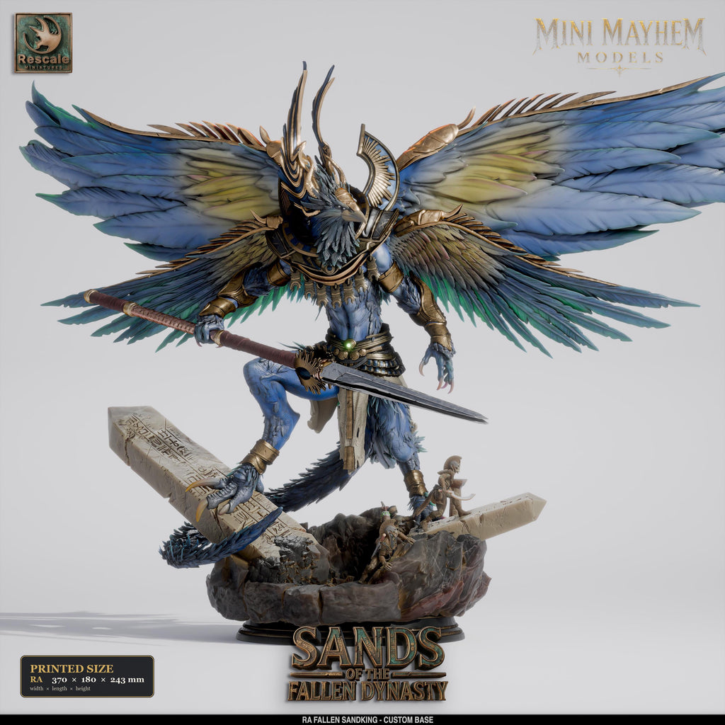 Ra Fallen Sandking Sands Dynasty | group photo | DND miniatures  Rescale Miniatures