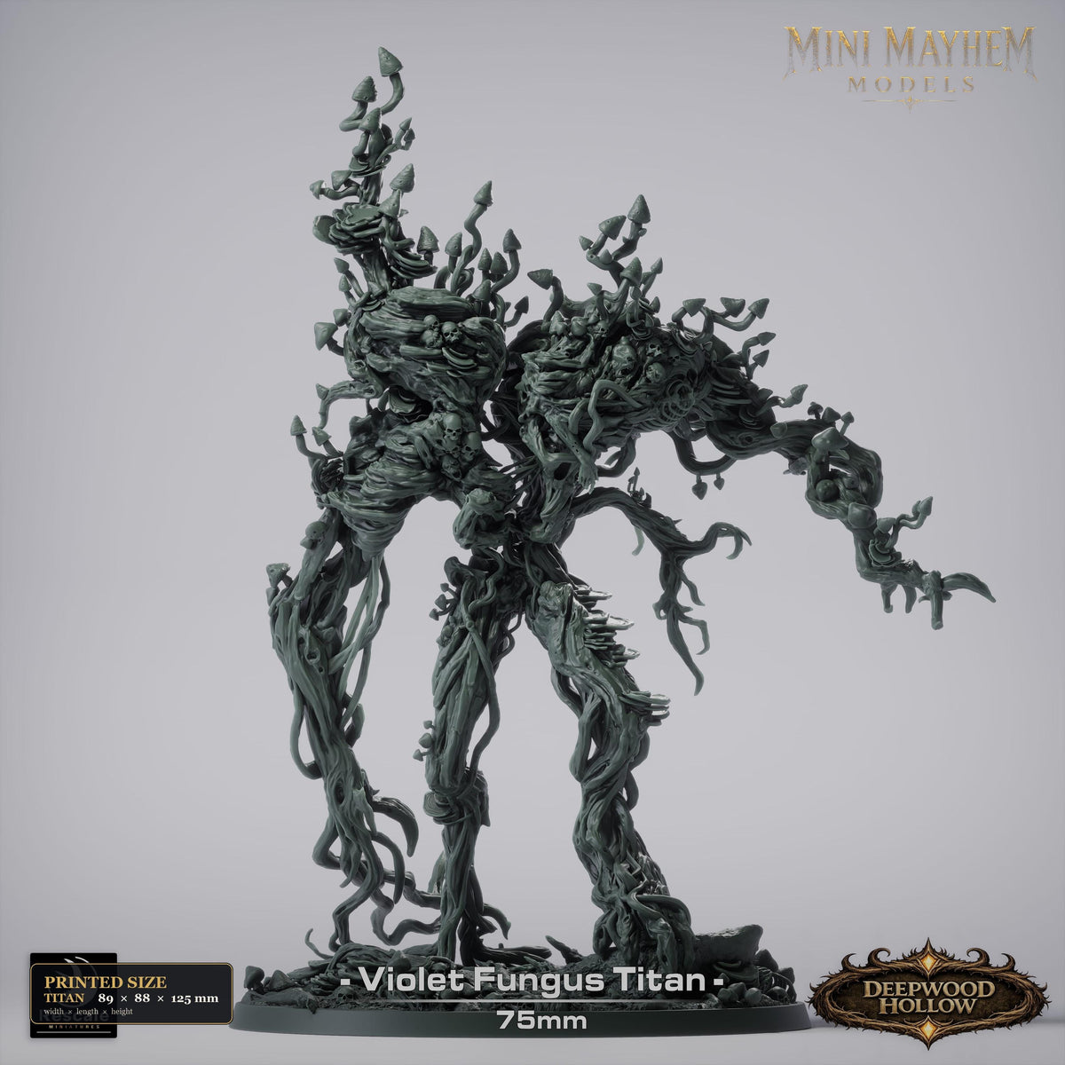 Violet Fungus Titan Deepwood Hollow DND miniature  Rescale Miniatures