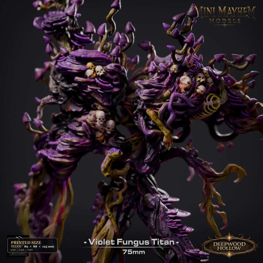 Violet Fungus Titan Deepwood Hollow DND miniature  Rescale Miniatures