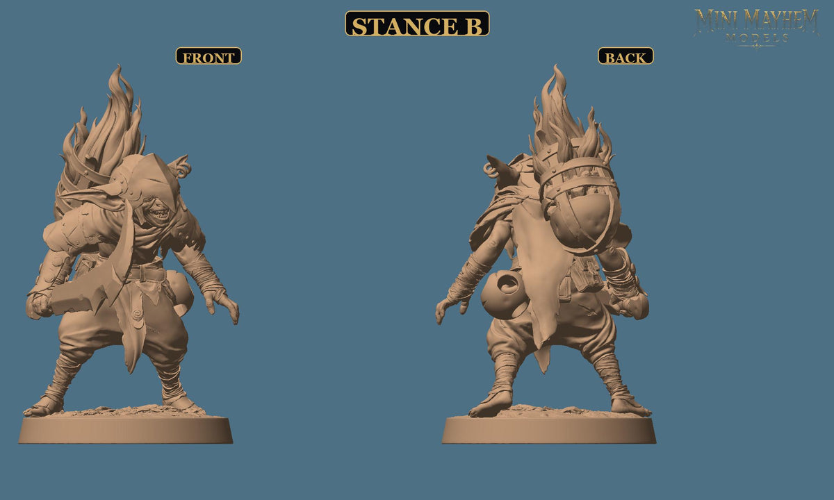 Crooked Blade Goblin Sword DND miniature  Rescale Miniatures