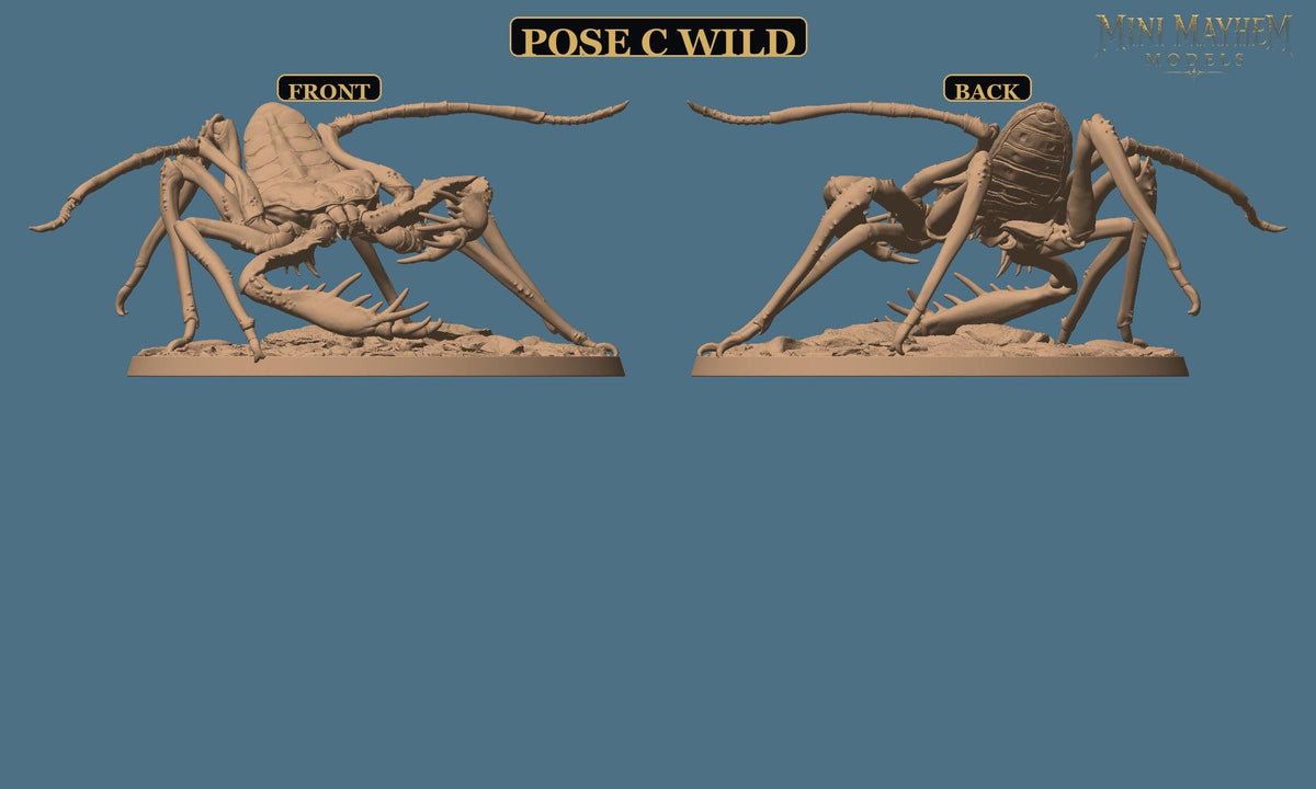 Hollowblade Crawlers Poses A B C Deepwood Hollow DND miniature  Rescale Miniatures