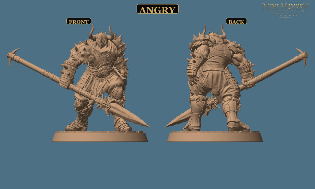 Unchained Immortal Spear Unchained Dynasty DND miniature  Rescale Miniatures