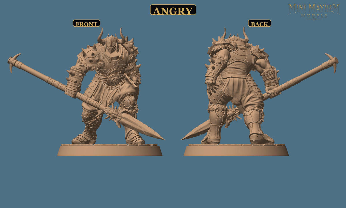 Unchained Immortal Spear Unchained Dynasty DND miniature  Rescale Miniatures