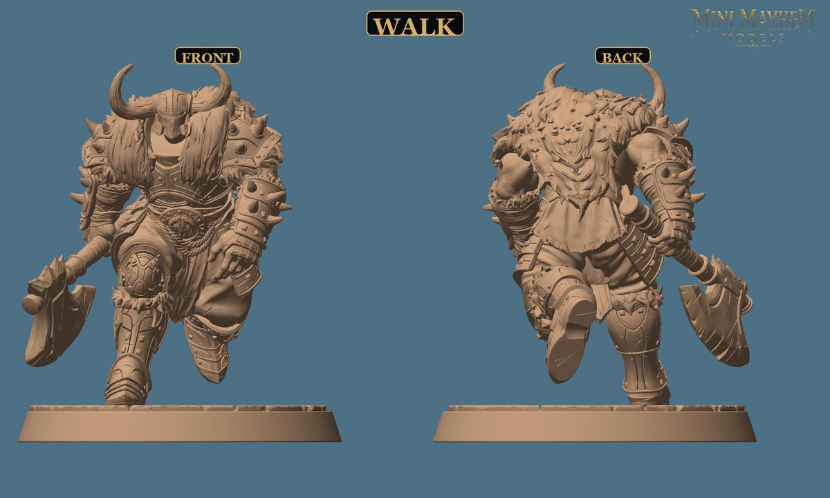 Unchained Immortal Axe Unchained Dynasty DND miniature  Rescale Miniatures