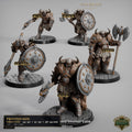Unchained Immortal Greataxe Unchained Dynasty | group photo | DND miniatures  Rescale Miniatures