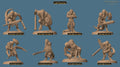 Lizardman Grimscale Sword Totem of the Scalewings | group photo | DND miniatures  Rescale Miniatures