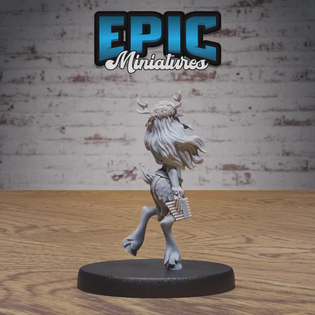 Deer Folk Set of 5 DND Miniatures | Natural Magic | 28mm & 32mm Resin DND miniature video