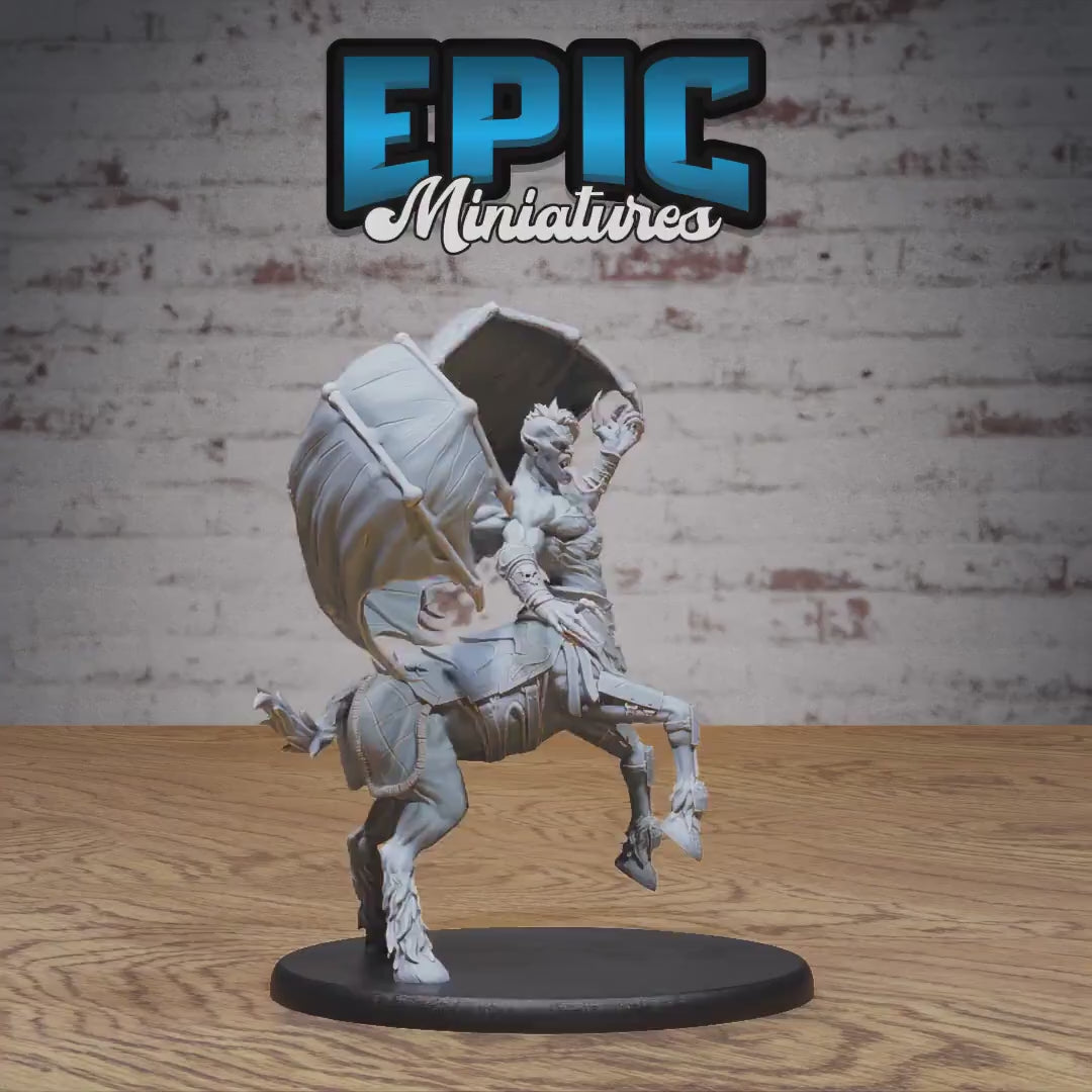 Centaur Vampire Set of 3 DND Miniatures | Transylvania Adventure | 28mm & 32mm Resin DND miniature video