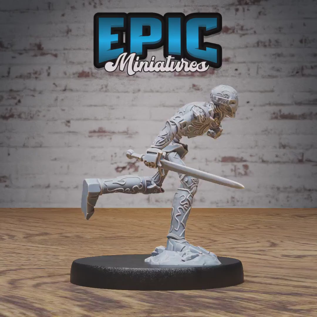 Stripped War Construct Set of 3 DND Miniatures | Steam Inventions | 28mm & 32mm Resin DND miniature video