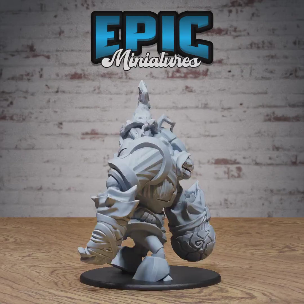 Arcane Stone Golem Set of 3 DND Miniatures | Natural Magic | 28mm & 32mm Resin DND miniature video