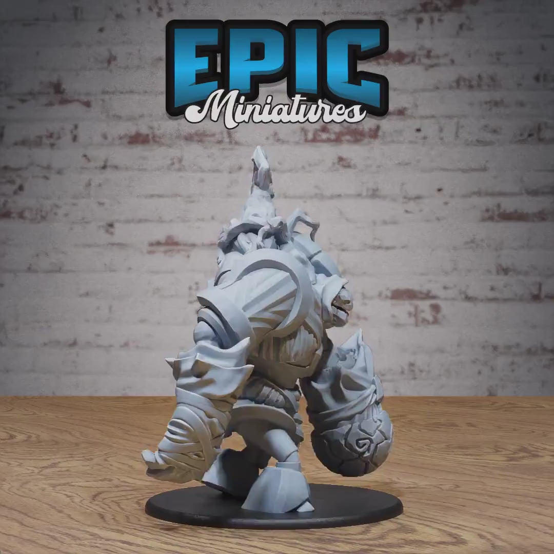Arcane Stone Golem Set of 3 DND Miniatures | Natural Magic | 28mm & 32mm Resin DND miniature video