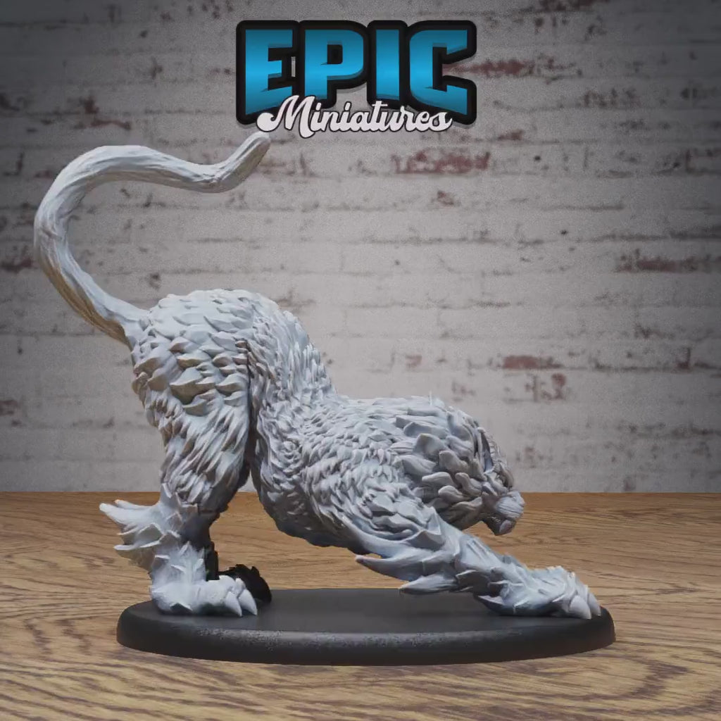 Draconic Tiger Set of 3 DND Miniatures | Dragons Reign | 28mm & 32mm Resin DND miniature video