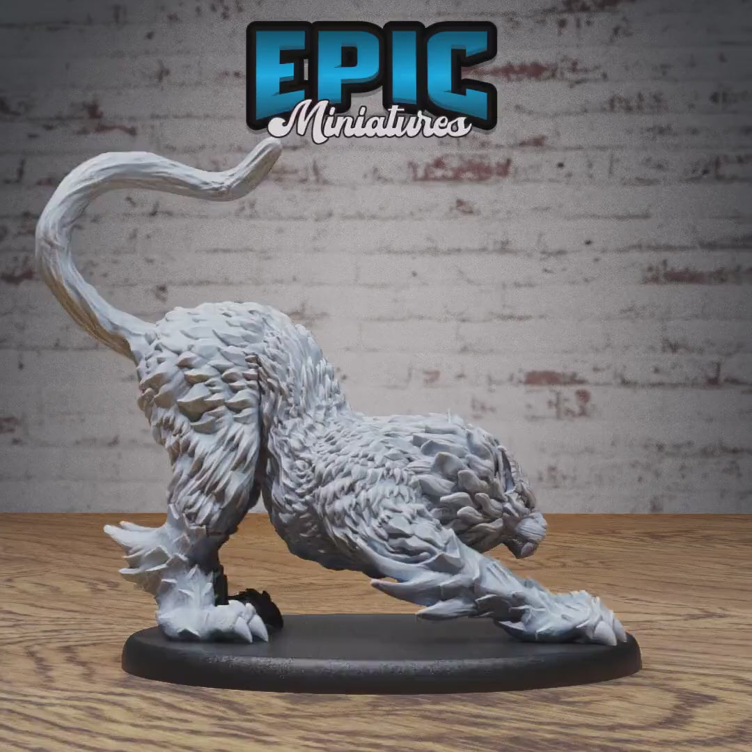 Draconic Tiger Set of 3 DND Miniatures | Dragons Reign | 28mm & 32mm Resin DND miniature video