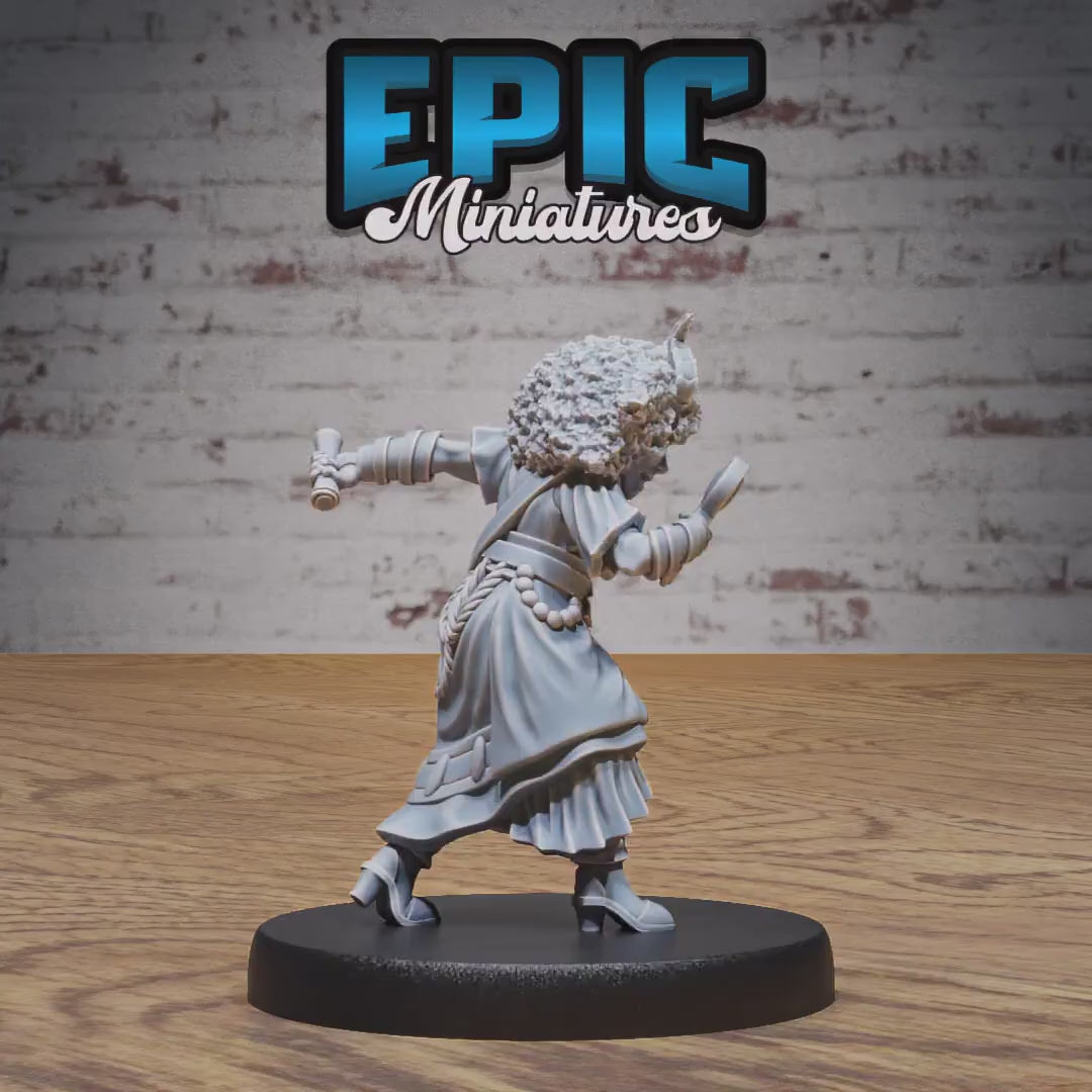 Tiefling Villager Set of 4 DND Miniatures | Infernal Heritage | 28mm & 32mm Resin DND miniature video