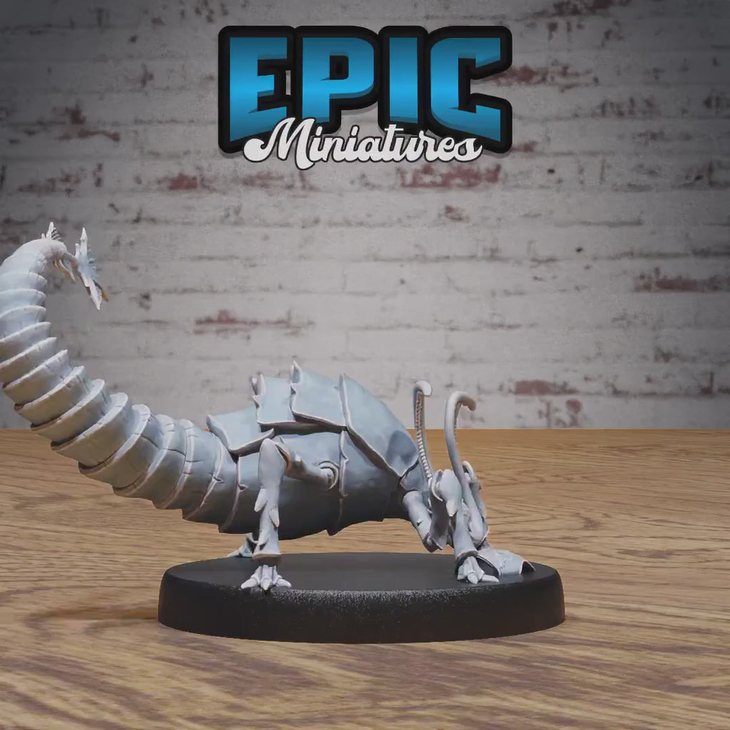 Rust Monster Set of 3 DND Miniatures | Knights Honor | 28mm & 32mm Resin DND miniature video