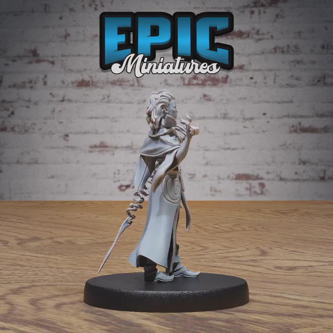Vampire Sorceress Set of 3 DND Miniatures | Transylvania Adventure | 28mm & 32mm Resin DND miniature video