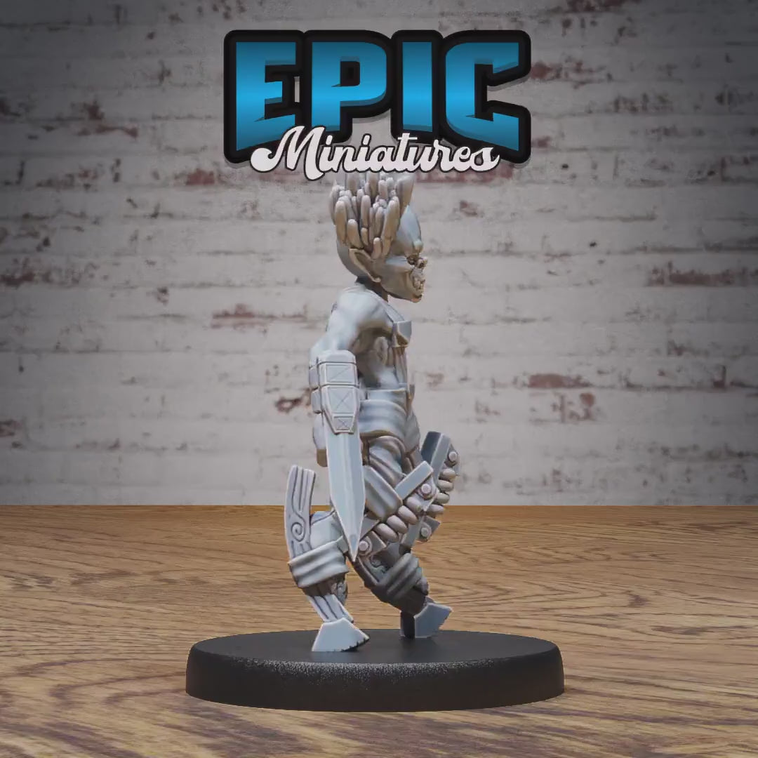 Steam Goblin Set of 4 DND Miniatures | Steam Inventions | 28mm & 32mm Resin DND miniature video