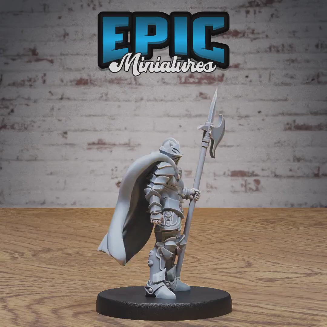 Heavy Knight Set of 3 DND Miniatures | Knights Honor | 28mm & 32mm Resin DND miniature video