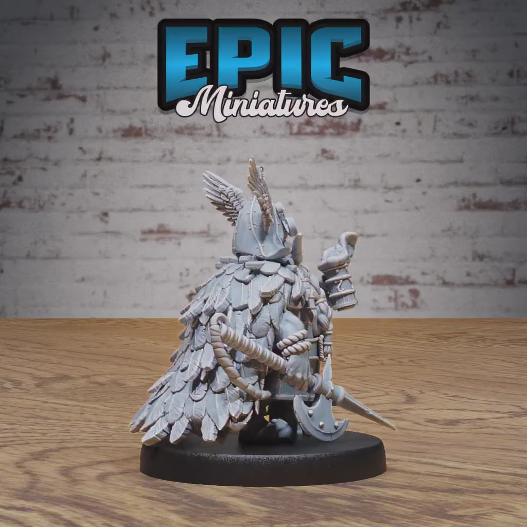 Dwarf Chief Set of 3 DND Miniatures | Giants & Dwarfs | 28mm & 32mm Resin DND miniature video