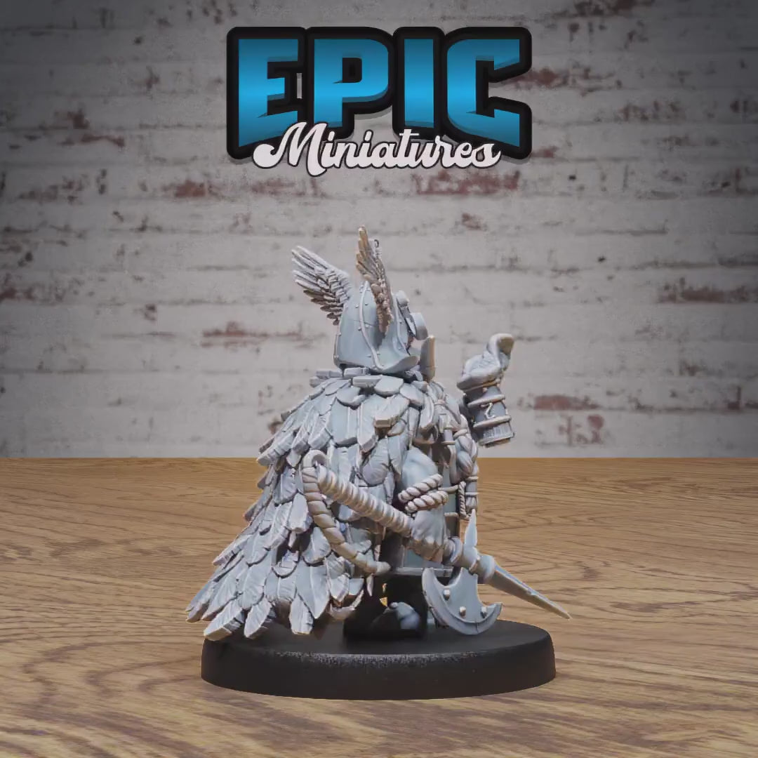 Dwarf Chief Set of 3 DND Miniatures | Giants & Dwarfs | 28mm & 32mm Resin DND miniature video