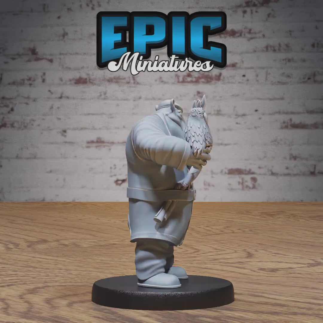 Hippo Pirate Set of 3 DND Miniatures | Astral Wars | 28mm & 32mm Resin DND miniature video