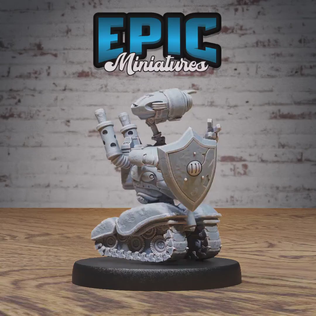 Trash Burner Automaton Set of 3 DND Miniatures | Steam Inventions | 28mm & 32mm Resin DND miniature video