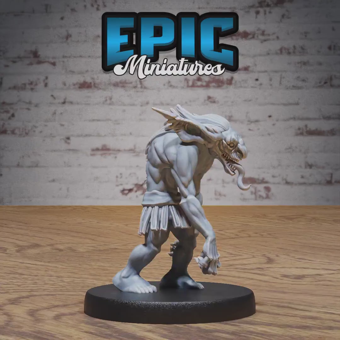 Bogie Ghoul Set of 3 DND Miniatures | Transylvania Adventure | 28mm & 32mm Resin DND miniature video