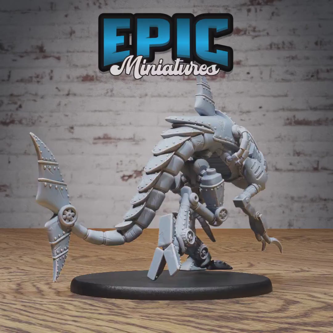 Steam Tech X1100 Sharknator Set of 3 DND Miniatures | Steam Inventions | 28mm & 32mm Resin DND miniature video