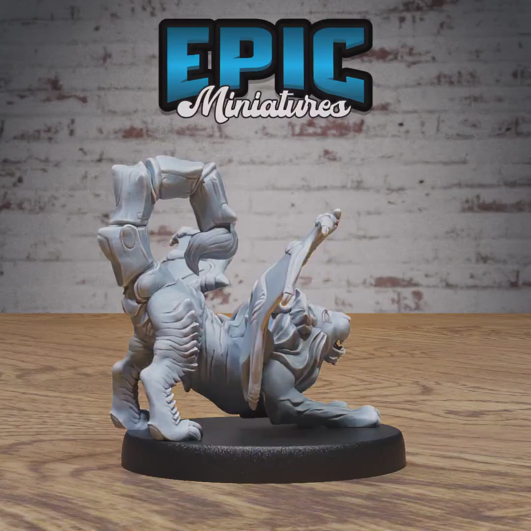 Manticore Baby Set of 3 DND Miniatures | Infernal Heritage | 28mm & 32mm Resin DND miniature video