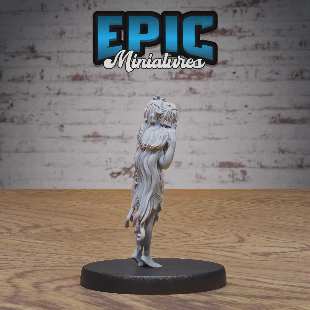 Dryad Set of 3 DND Miniatures | Natural Magic | 28mm & 32mm Resin DND miniature video