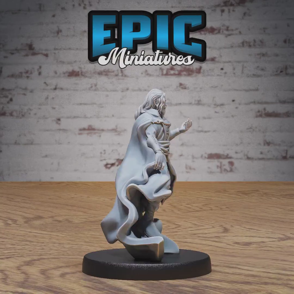 Vampire Blood Sorcerer Set of 3 DND Miniatures | Transylvania Adventure | 28mm & 32mm Resin DND miniature video