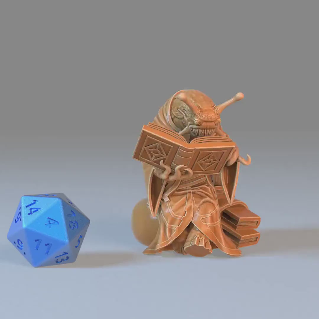 Snail Mage Set of 3 DND Miniatures | Eternal Fungi | 28mm & 32mm Resin DND miniature video