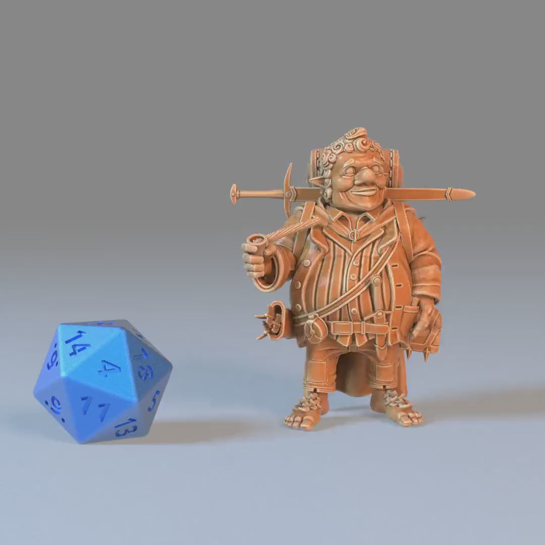 Halfling Traveler Set of 3 DND Miniatures | Sunrise Tavern | 28mm & 32mm Resin DND miniature video