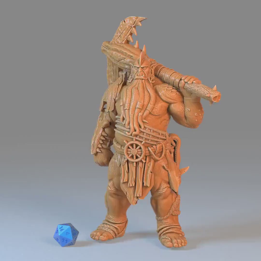 Ocean Giant Set of 3 DND Miniatures | Aquatic Journey | 28mm & 32mm Resin DND miniature video