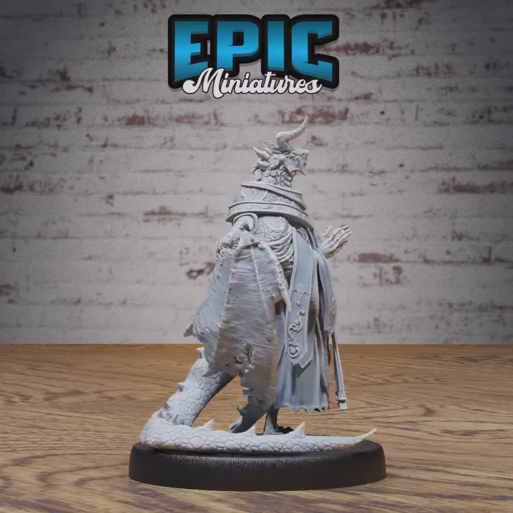 Hunters Guild Bahamut Cleric Set of 3 DND Miniatures | Dragons Reign | 28mm & 32mm Resin DND miniature video