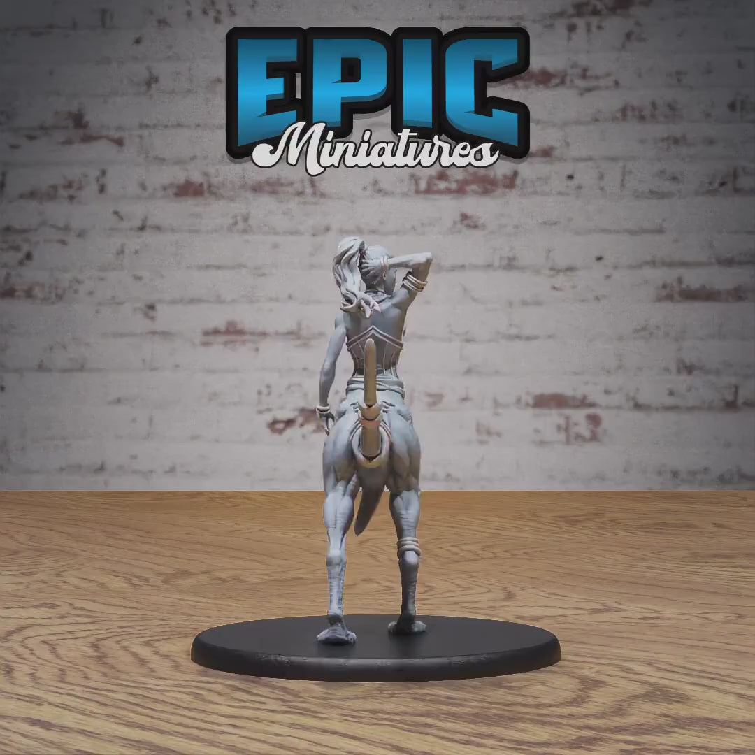 Raptor Centaur Female Set of 3 DND Miniatures | Natural Magic | 28mm & 32mm Resin DND miniature video