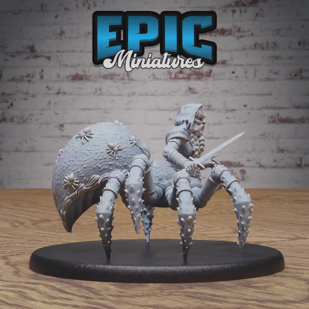 Dwarf Drider Set of 3 DND Miniatures | Astral Wars | 28mm & 32mm Resin DND miniature video