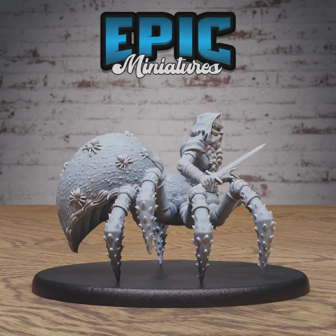 Dwarf Drider Set of 3 DND Miniatures | Astral Wars | 28mm & 32mm Resin DND miniature video