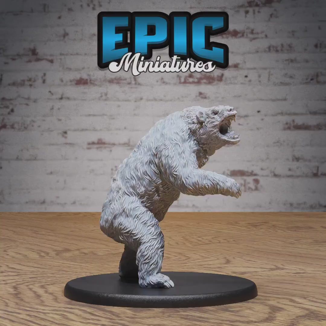 Armored Bear Set of 3 DND Miniatures | Knights Honor | 28mm & 32mm Resin DND miniature video
