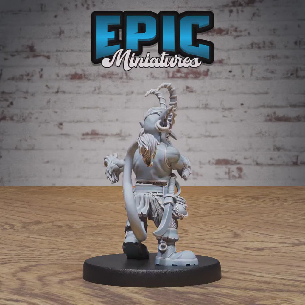 Tiefling Goblin Set of 3 DND Miniatures | Infernal Heritage | 28mm & 32mm Resin DND miniature video