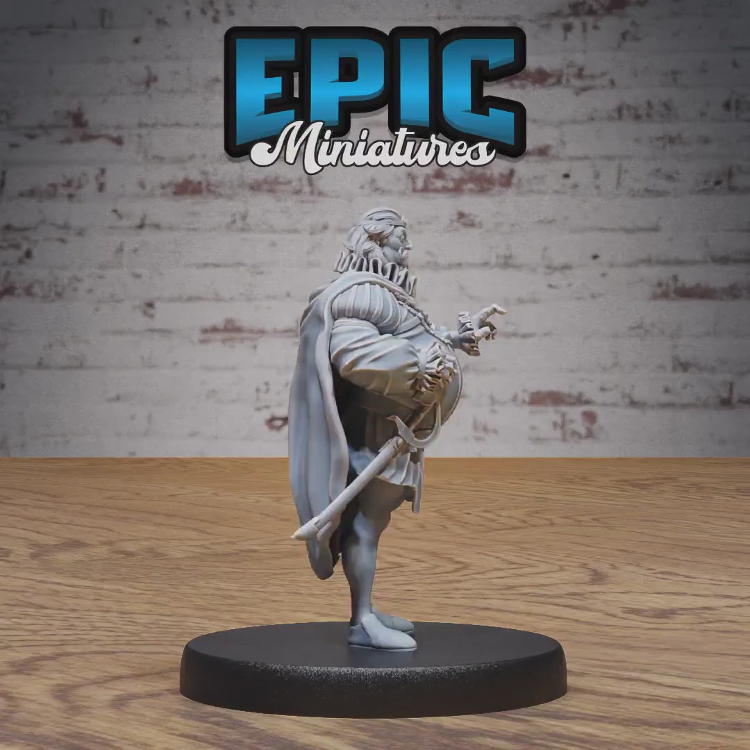Corrupt King Set of 3 DND Miniatures | Knights Honor | 28mm & 32mm Resin DND miniature video