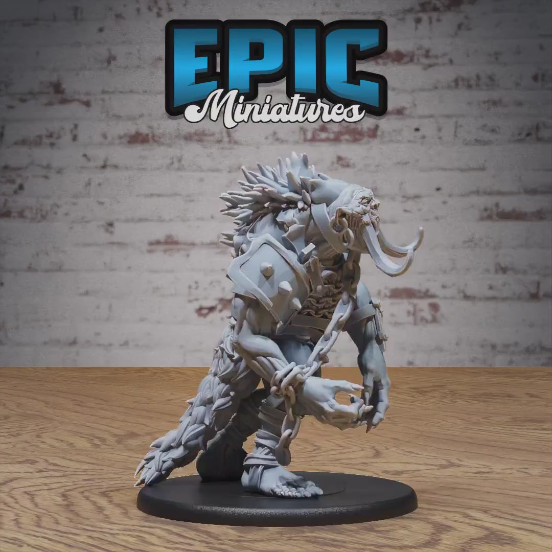 Captured Blood Troll Set of 3 DND Miniatures | Transylvania Adventure | 28mm & 32mm Resin DND miniature video
