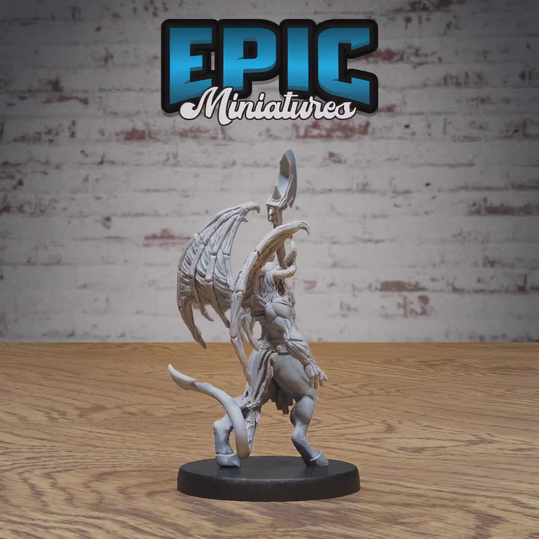 Cambion Classic Set of 3 DND Miniatures | Infernal Heritage | 28mm & 32mm Resin DND miniature video