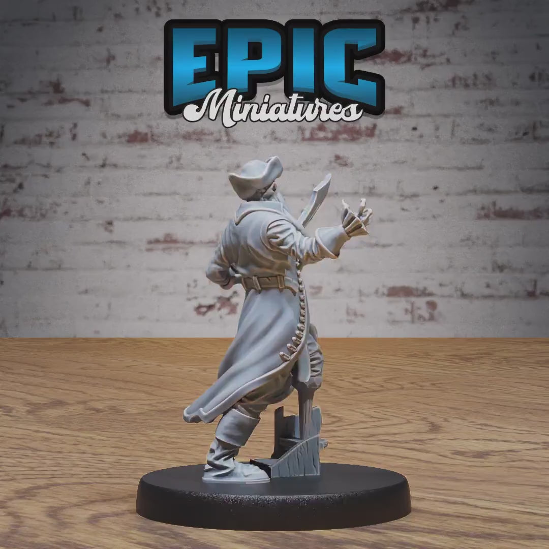 Mind Pirate Captain Set of 3 DND Miniatures | Astral Wars | 28mm & 32mm Resin DND miniature video