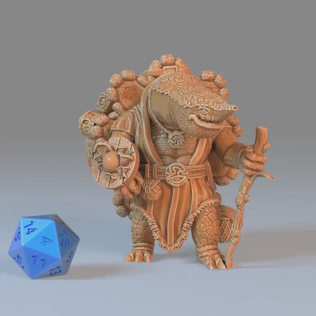 Island Turtle Folk Set of 3 DND Miniatures | Aquatic Journey | 28mm & 32mm Resin DND miniature video