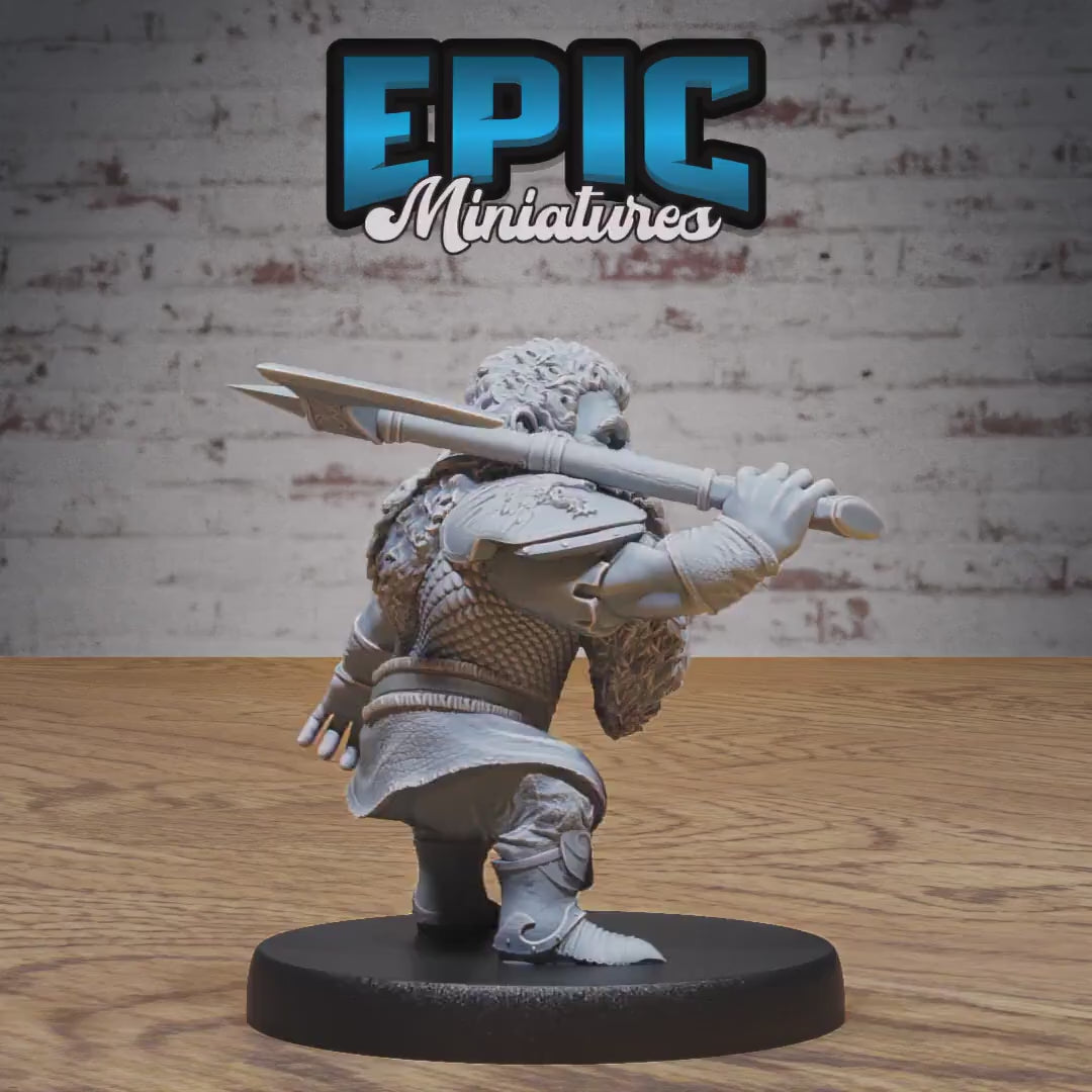 Bearded Dwarf Adventurer Set of 3 DND Miniatures | Giants & Dwarfs | 28mm & 32mm Resin DND miniature video